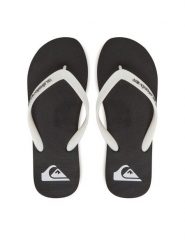Quiksilver Japonki Molokai Core AQYL101325 Czarny. Czarne japonki Quiksilver, bez wzorów, z tworzywa sztucznego. Za 99.99 zł.