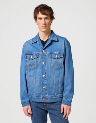 WRANGLER ANTI FIT JACKET MĘSKA KURTKA JEANSOWA JEANS BLUE EYES W459DNY96 112331171. Niebieskie kurtki Wrangler, m, bez wzorów, z jeansu, bez kaptura. Za 349.99 zł.