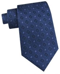 Krawat Męski - Angelo di Monti - Granat w Duże Grochy. Niebieskie krawaty i muchy Angelo di Monti, bez wzorów, z tkaniny. Za 45.00 zł.