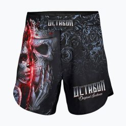 Spodenki treningowe męskie Octagon Santa Muerte MMA. Czarne krótkie spodenki sportowe OCTAGON, m, bez wzorów. Za 159.99 zł.