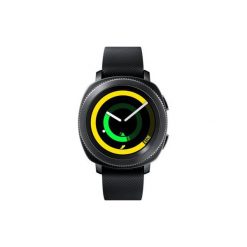 SmartWatch SAMSUNG Gear Sport Czarny SM-R600NZKAXEO. Czarne zegarki smartwatch SAMSUNG, bez wzorów. Za 879.00 zł.