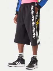 Adidas Szorty sportowe Spiders JW0205 Czarny Oversize. Czarne krótkie spodenki sportowe Adidas, m, bez wzorów, z bawełny. Za 259.99 zł.