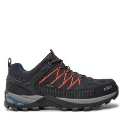 Trekkingi CMP. Czarne buty trekkingowe CMP, bez wzorów, bez zapięcia. Za 349.99 zł.