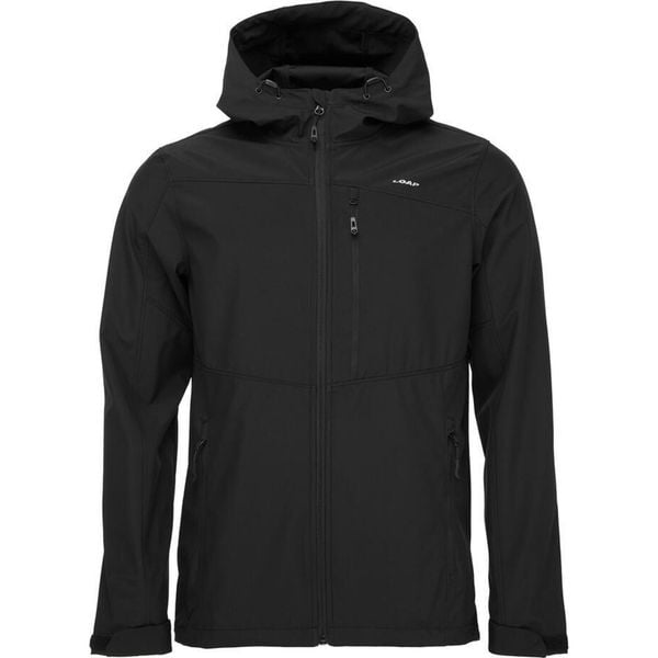 Męska Kurtka Softshell Loap Ladan 2XL - Wodoodporna i Oddychająca. Czarne kurtki ZSPORT, m, bez wzorów, z softshellu, bez kaptura. Za 305.99 zł.