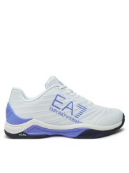 EA7 Emporio Armani Sneakersy X8X079 XK203 U264 Biały. Białe buty sportowe casual EA7 Emporio Armani, bez wzorów, ze skóry, bez zapięcia. Za 829.99 zł.