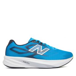 Buty do biegania New Balance. Niebieskie buty do biegania New Balance, bez wzorów, bez zapięcia, do biegania. Za 489.99 zł.