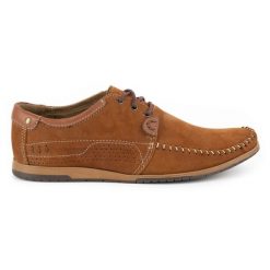 KOMODO Buty Męskie mokasyny 875 camel wielokolorowe pomarańczowe. Brązowe mokasyny bez wzorów, z jeansu, bez obcasa, bez zapięcia. Za 377.80 zł.