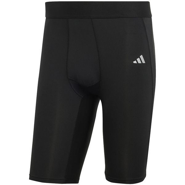 Spodenki męskie adidas Techfit Aeroready Short Tight. Czarne bielizna termoaktywna Adidas, m, bez wzorów, z bawełny, bez ramiączek, do piłki nożnej. Za 109.00 zł.
