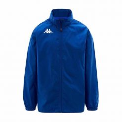 Windbreaker Kappa Wister. Niebieskie kurtki przeciwdeszczowe Kappa, m, bez wzorów, bez kaptura. Za 218.50 zł.