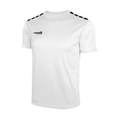 Koszulka piłkarska męska Cappelli Cs One Adult Jersey SS. Białe t-shirty sportowe CAPELLI SPORT, bez wzorów, z jersey, bez ramiączek, do piłki nożnej. Za 47.99 zł.