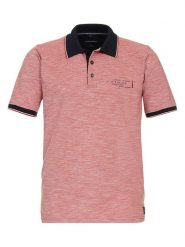 CASAMODA Koszulka polo w kolorze jasnoróżowym rozmiar: XL. Różowe koszulki polo CASAMODA, xl, bez wzorów, bez kołnierzyka, bez ramiączek. Za 92.86 zł.