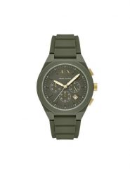 Armani Exchange Zegarek Sync AX4169 Zielony. Zielone, analogowe zegarki Armani Exchange. Za 689.99 zł.