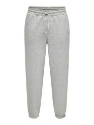 ONLY & SONS Spodnie dresowe w kolorze szarym rozmiar: M. Szare spodnie treningowe długie Only & Sons, m, bez wzorów, z dresówki. Za 88.02 zł.