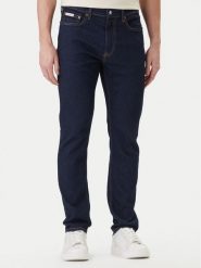 Calvin Klein Jeans Jeansy LV04RF757G Granatowy Slim Fit. Niebieskie jeansy Calvin Klein Jeans, m. Za 419.99 zł.
