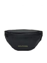 Tommy Hilfiger Saszetka nerka Monotype Pu Bumbag AM0AM12603 Czarny. Czarne saszetki i nerki Tommy Hilfiger, bez wzorów, ze skóry. Za 259.99 zł.