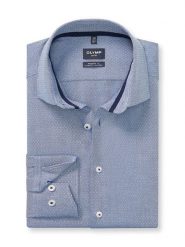 OLYMP Koszula "Luxor" - Modern fit - w kolorze błękitnym rozmiar: 44. Niebieskie koszule Olymp, bez wzorów, z bawełny, bez kołnierzyka, bez ramiączek. Za 147.91 zł.