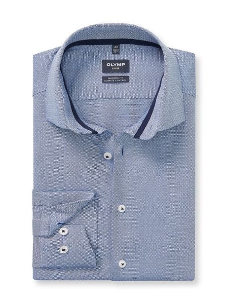 OLYMP Koszula "Luxor" - Modern fit - w kolorze błękitnym rozmiar: 44. Niebieskie koszule Olymp, bez wzorów, z bawełny, bez kołnierzyka, bez ramiączek. Za 147.91 zł.