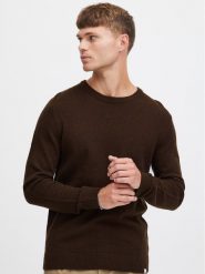 Solid Sweter 21107341 Brązowy Regular Fit. Brązowe swetry rozpinane Solid, m, bez wzorów, z syntetyku, bez kołnierzyka, bez ramiączek. Za 129.99 zł.
