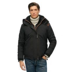 Windbreaker Superdry. Brązowe kurtki przeciwdeszczowe Superdry, m, bez wzorów, bez kaptura. Za 419.90 zł.