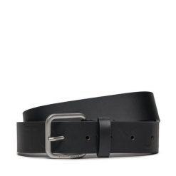 Pasek Męski Tommy Jeans. Czarne paski Tommy Jeans, bez wzorów, z jeansu. Za 99.99 zł.