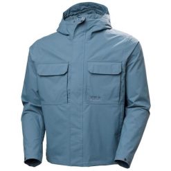 Kurtka wodoodporna Helly Hansen Escape. Niebieskie kurtki przeciwdeszczowe Helly Hansen, m, bez wzorów, bez kaptura. Za 813.00 zł.