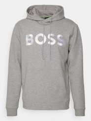 Hugo Boss Bluza w kolorze szarym rozmiar: L. Szare bluzy HUGO BOSS, l, bez wzorów, z kapturem. Za 448.99 zł.