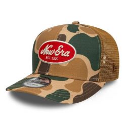 Czapka Trucker New Era 9Fifty. Brązowe czapki z daszkiem New Era, bez wzorów. Za 252.50 zł.