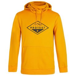 Bluza techniczna męska z kapturem Protest Prtissyk. Brązowe bluzy Protest, m, bez wzorów, z kapturem. W wyprzedaży za 299.99 zł.