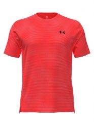 Under Armour Koszulka funkcyjna w kolorze czerwonym rozmiar: XL. Czerwone t-shirty sportowe Under Armour, bez wzorów, z materiału, bez ramiączek, outdoorowe. Za 109.52 zł.