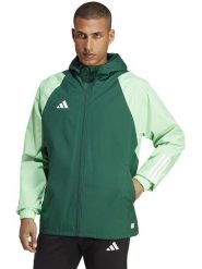 Adidas Kurtka sportowa "Tiro 23 Competition" w kolorze zielonym rozmiar: L. Zielone kurtki outdoor i hardshell Adidas, l, bez wzorów, bez kaptura. Za 149.31 zł.