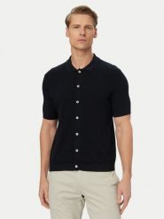 Bugatti Koszula 7100-15536E Granatowy Regular Fit. Niebieskie koszule Bugatti, m, bez wzorów, z syntetyku, bez kołnierzyka, bez ramiączek. Za 469.99 zł.