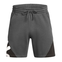Spodenki męskie Under Armour Curry Splash Fleece Short. Szare szorty Under Armour, m, bez wzorów, sportowe. Za 179.99 zł.