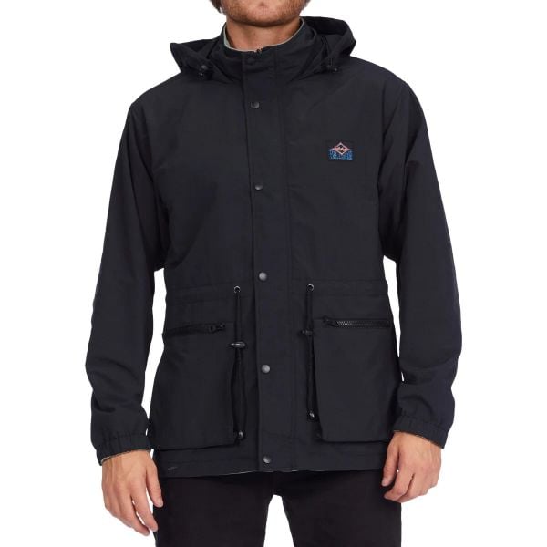 Kurtka zimowa męska Billabong Gnar. Czarne kurtki Billabong, na zimę, l, bez wzorów, z materiału, bez kaptura. Za 377.49 zł.