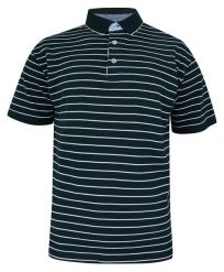 Koszulka POLO, Męska, Granatowa w Paski, Prążki, Krótki Rękaw, T-shirt -ELKJAER. Niebieskie bluzki z długim rękawem Elkjaer, l, bez wzorów, z bawełny, bez kołnierzyka, bez ramiączek. Za 157.00 zł.