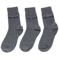 Pepe Jeans Potrójne Opakowanie Męskich Skarpet Jackson 39 - 42 Szary. Skarpety marki Pepe Jeans. Za 69.00 zł.