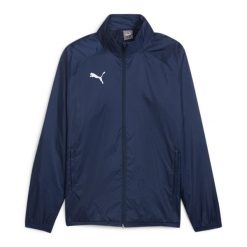 Kurtka męska Puma Team Goal All Weather. Niebieskie kurtki Puma, m, bez wzorów, bez kaptura. Za 216.99 zł.