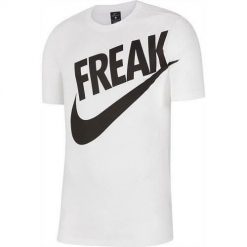 Koszulka sportowa męska Nike Giannis Freak. T-shirty sportowe Nike, bez wzorów, bez ramiączek, do koszykówki. Za 139.00 zł.