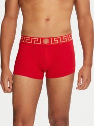 Versace Bokserki AU10026 1A10011 Czerwony. Czerwone bokserki VERSACE, m, bez wzorów, z bawełny. Za 249.99 zł.