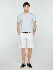 Koszulka męska w paski błękitna Oler 400. Niebieskie t-shirty BIG STAR, l, z aplikacjami, z dzianiny, bez kołnierzyka, bez ramiączek. Za 99.99 zł.