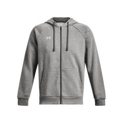 Polarowa bluza z kapturem zapinana na zamek Under Armour Rival. Białe bluzy z kapturem Under Armour, m, bez wzorów, z polaru, z kapturem. Za 413.00 zł.