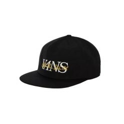 Czapka z daszkiem męska On The Shallow Cap. Czarne czapki z daszkiem Vans, na lato, bez wzorów, z materiału. Za 69.99 zł.