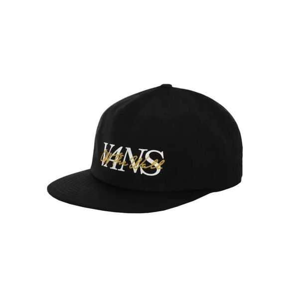 Czapka z daszkiem męska On The Shallow Cap. Czarne czapki z daszkiem Vans, na lato, bez wzorów, z materiału. Za 69.99 zł.