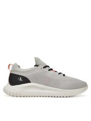 Calvin Klein Jeans Sneakersy Eva Runner Tech Knit YM0YM01293 Szary. Szare buty sportowe casual Calvin Klein Jeans, bez wzorów, z jeansu, bez zapięcia. Za 479.99 zł.