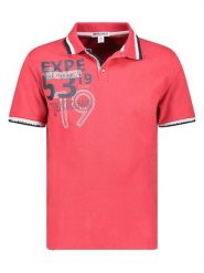 Geographical Norway Koszulka polo "Krug" w kolorze czerwonym rozmiar: XL. Czerwone koszulki polo Geographical Norway, xl, bez wzorów, z bawełny, bez kołnierzyka, bez ramiączek. Za 79.03 zł.