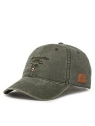 Aeronautica Militare Czapka z daszkiem 251HA1204CT2476 Zielony. Zielone czapki z daszkiem Aeronautica Militare, bez wzorów, z bawełny. Za 169.99 zł.