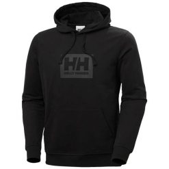 Bluza z kapturem Helly Hansen box. Czarne bluzy z kapturem Helly Hansen, s, bez wzorów, z bawełny, z kapturem. Za 324.35 zł.