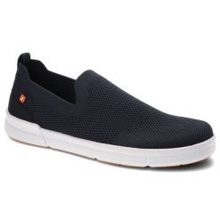 Niebieskie Półbuty Rieker Wygodne Buty Męskie. Niebieskie eleganckie półbuty Rieker, z aplikacjami, bez obcasa, bez zapięcia. Za 259.00 zł.