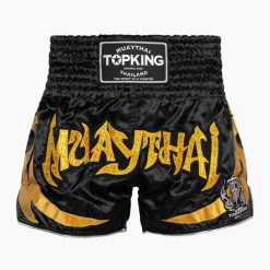 Spodenki treningowe Top King Kickboxing 067. Czarne krótkie spodenki sportowe TOP KING, bez wzorów. Za 219.99 zł.