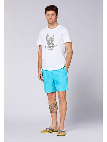 Chiemsee Koszulka w kolorze białym rozmiar: S. Białe bezrękawniki Chiemsee, s, bez wzorów, z bawełny, bez kołnierzyka, bez ramiączek. Za 52.42 zł.