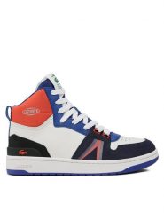 Lacoste Sneakersy L001 Mid 123 1 Sma 745SMA0027042 Biały. Białe buty sportowe casual LACOSTE, bez wzorów, ze skóry, bez zapięcia. Za 619.99 zł.